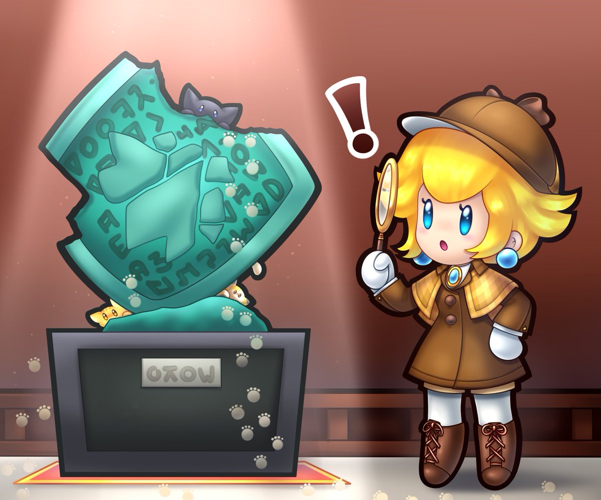 Cristal_Nights's tweet photo. Detective Paper Peach 
#princesspeach #digitalart #fanart https://t.co/MlMvc5Mkax