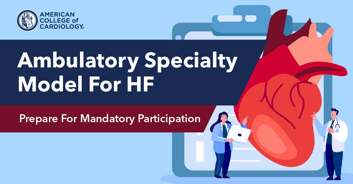 Cardiology's tweet photo. Ask #ACCAdvocacy staff about the Ambulatory Specialty Model for #HeartFailure, a mandatory #ValueBasedCare model starting Jan. 1, 2027.
Learn more ➡️ https://t.co/3rZBHW7960 https://t.co/Y2b3DaP5VI