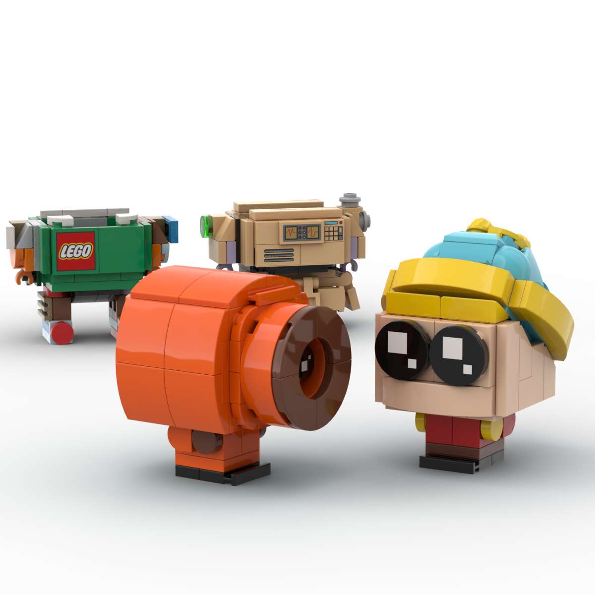 Bananeled1's tweet photo. Lego Cartman and Kenny (Fortnite outfits)  I am working on the other 3

#Fortniteart #Southpark https://t.co/EhvO0XexPy