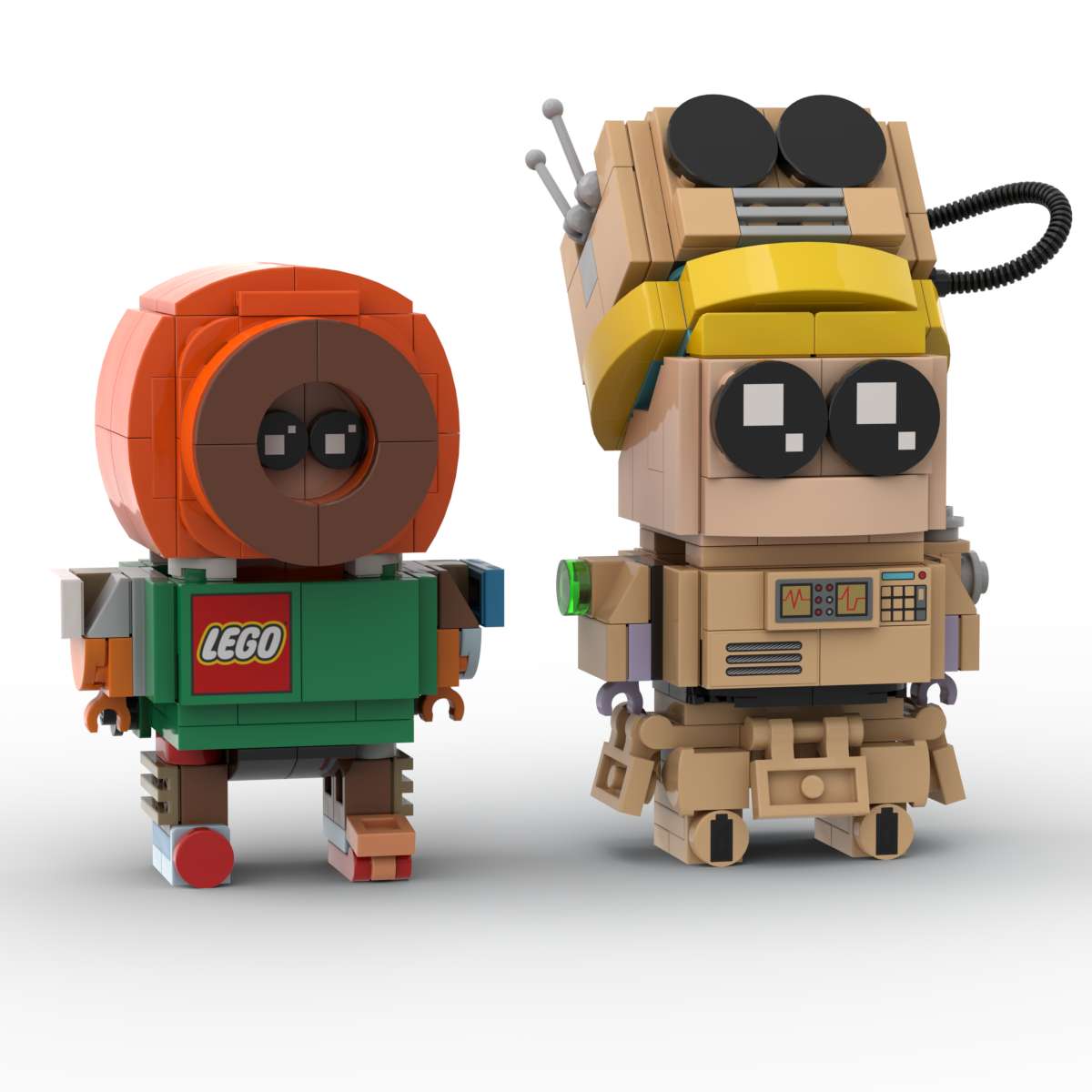 Bananeled1's tweet photo. Lego Cartman and Kenny (Fortnite outfits)  I am working on the other 3

#Fortniteart #Southpark https://t.co/EhvO0XexPy
