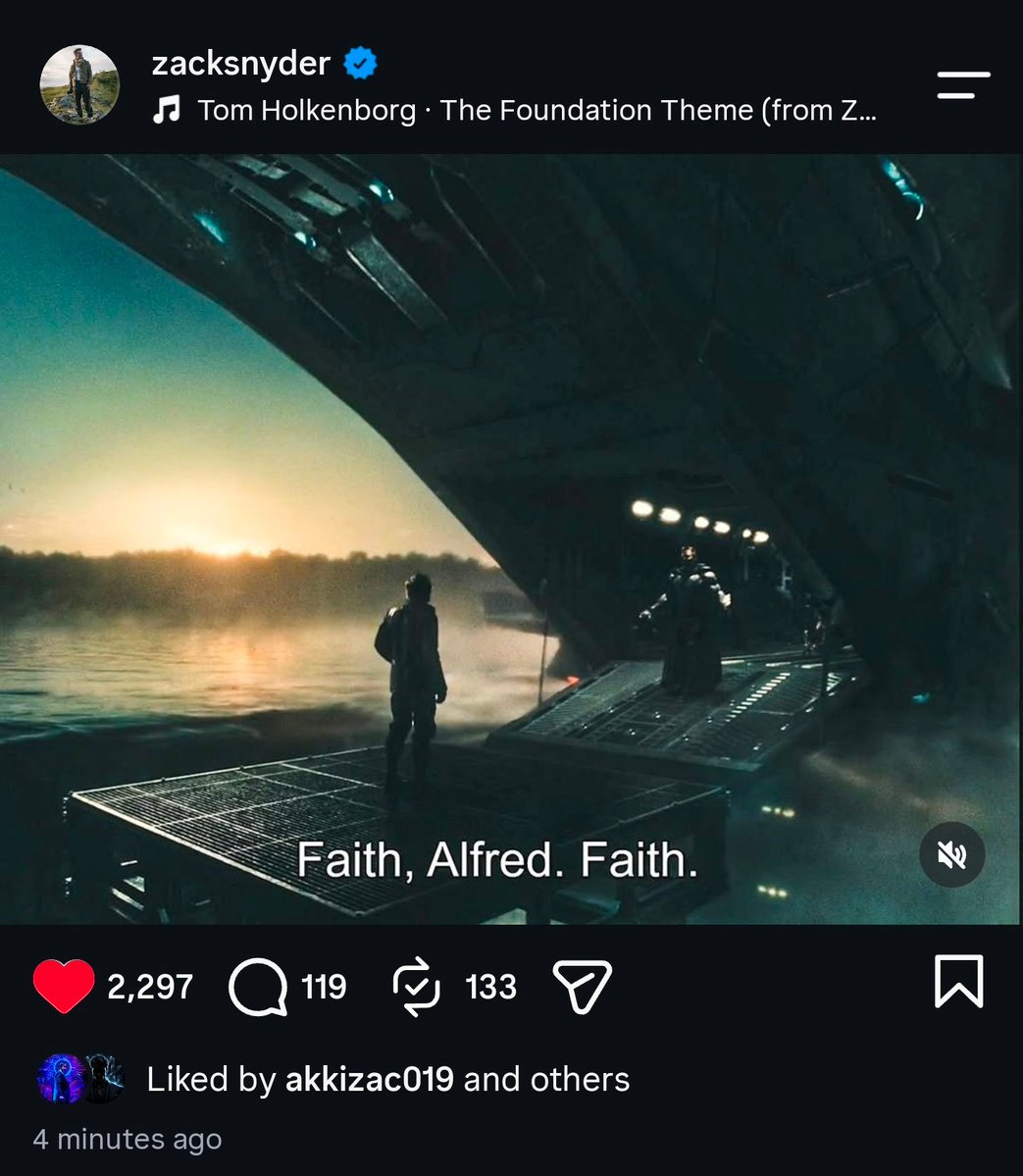 SnyderQueen_'s tweet photo. TRENDING DAY TOMORROW!!

Zack Snyder has spoken, have faith! 
7AM PDT, Let's make some noise 🗣️🔥🔥 #RestoreTheSnyderVerse @paramountco https://t.co/4att5CGjFe