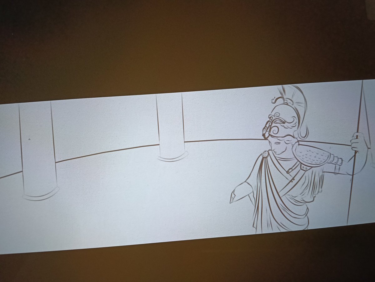 kitsusite's tweet photo. The progress on my new banner... I'm putting my whole heart and soul into it. 

I still have a long way to go on my journey.
#WIP #ArtWIP #DigitalArt #ConceptArt #GreekMythology #Athena https://t.co/ERqKDnXAZp