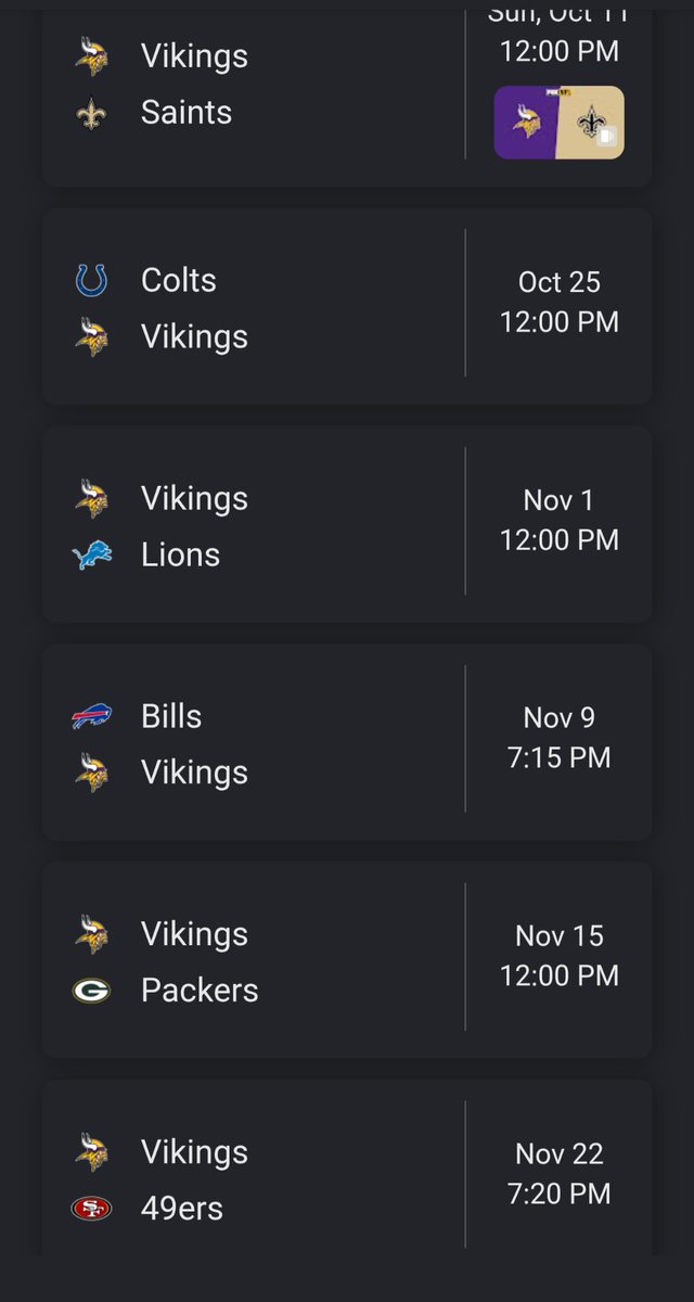 JohnArc74788236's tweet photo. @VikingsSheep Oh no, here comes the #Skol #Viking excuse machine. Every year their line dies and they keep paying them. This schedule coming up is going be really ruff for #Kyler https://t.co/KIXEM3Ne12