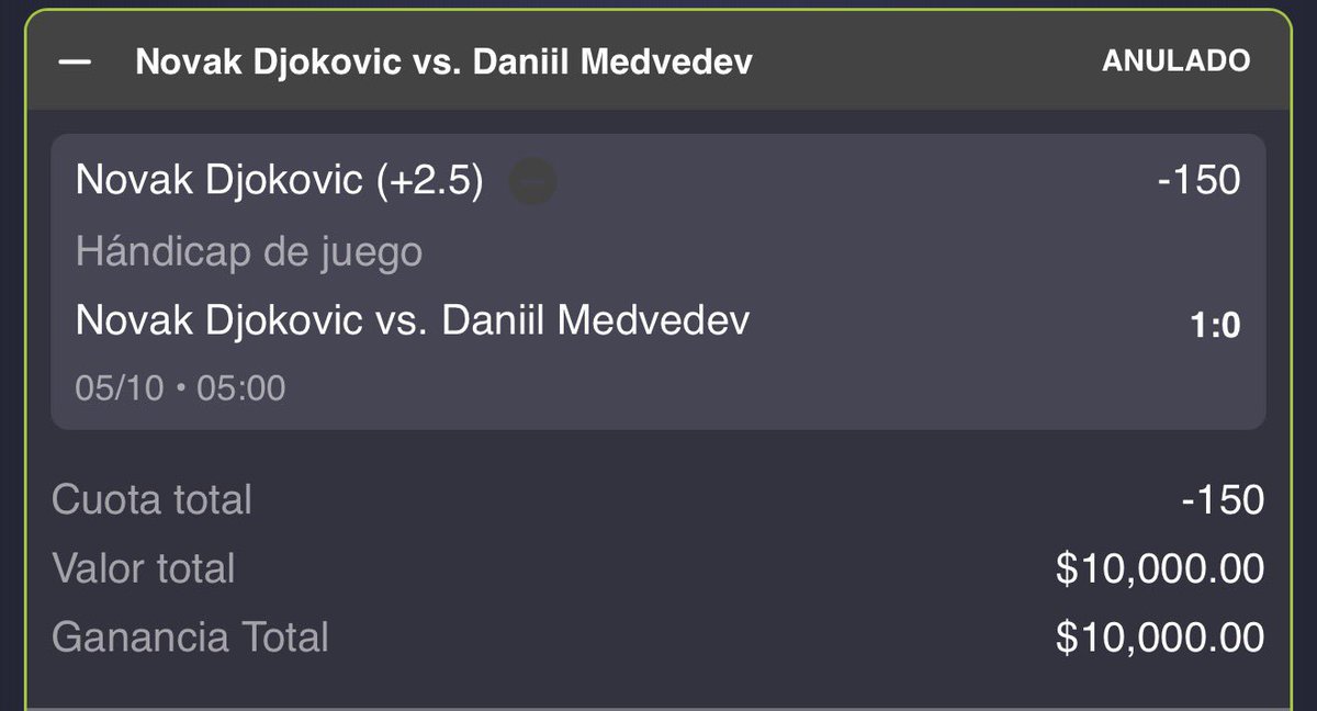 GrandSlam_Picks's tweet photo. @julio_neca @DjokerNole Si viste los tickets que adjunté? Ambos eran con Djokovic https://t.co/HExq7rdziI