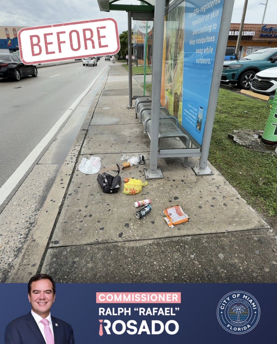 ralphrosado305's tweet photo. Keeping our sidewalks clean🧼
 
#MiamiMakeoverMonday   Email requests to D4@miami.gov or call (305) 250-5420   ...   Manteniendo nuestras aceras limpias🧼   #MiamiMakeoverMonday   Envía tus solicitudes de mejoras a D4@miami.gov o llama al (305) 250-5420 https://t.co/bGGJA6rWxe