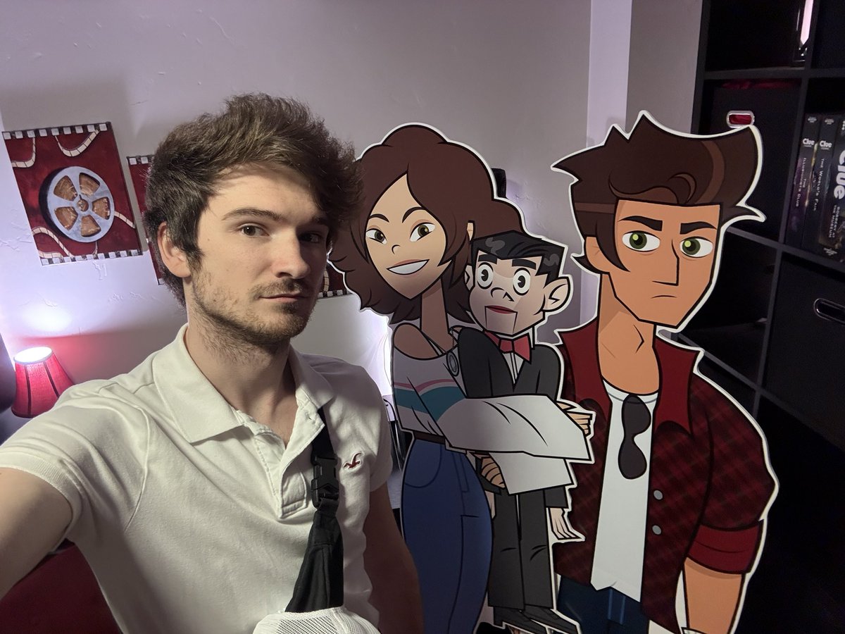 DericJackman's tweet photo. Expanding our team! We’re looking for an artist who can replicate our style &amp; trace/develop 15 character poses at a rate of $250USD for the promotional package.
We would link you up with a shading/lighting director &amp; our art team. Drop some of your work below! #IndieAnimation https://t.co/pJ7UtklodA
