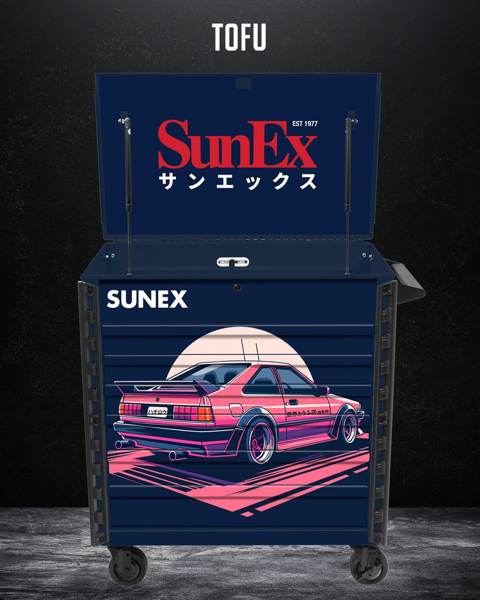 SunexTools's tweet photo. 🗳️VOTE &amp; WIN! Vote for your favorite(s) using the poll and by commenting on Instagram to help us choose which of these JDM designs we should add to our collection of SUNEX Tools service cart designs.

Head over to Instagram to vote and enter! #SUNEXTools #JDM #InitialD https://t.co/bNuRbc0cBv
