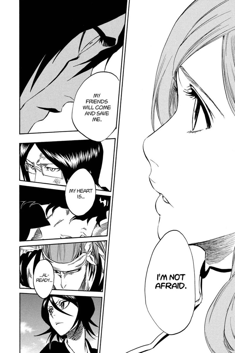 heikouseyn's tweet photo. orihime you move me like no other has (interesting panelling by the way) #aynbleach https://t.co/6mOEK3bCKx
