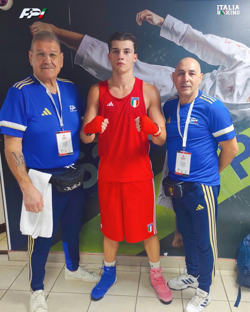 FPIBoxe's tweet photo. 🥊🏆 🇪🇺 European Boxing Championships U17 2026
🏟️ Buvda 🇲🇪 1-12 Ottobre
🥊 Itaboxing Match day 3 | 5/10
🥊 il nostro 80 Kg Dario Angiletti (3-2vs Arraf 🇮🇱) vola ai quarti
🥊🔥🇮🇹 Forza Italia Boxing Team
#Itaboxing #Boxe #Boxeo #Pugilato #Boxing https://t.co/MkrFKyDCdE
