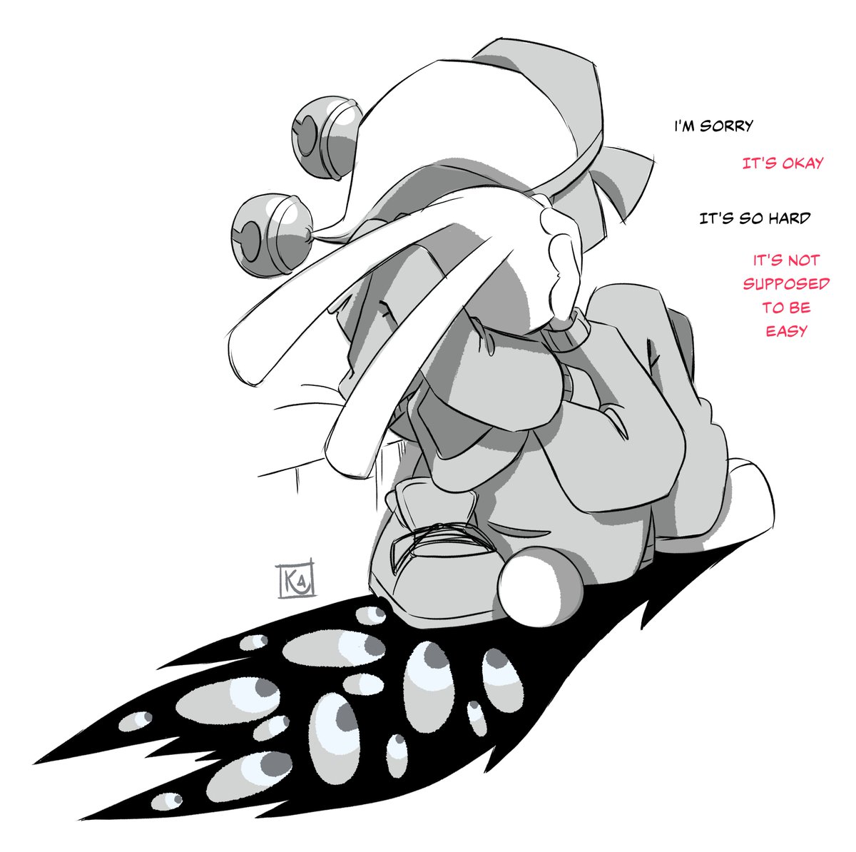 AshMichelleSims's tweet photo. Recovery is never a straight forward path, no matter what is holding you down
Quick doodle before work
#tadc #tadcfanart #funnybunny
#jaxxpomni #theamazingdigitalcircus https://t.co/8Qh69MIWhs