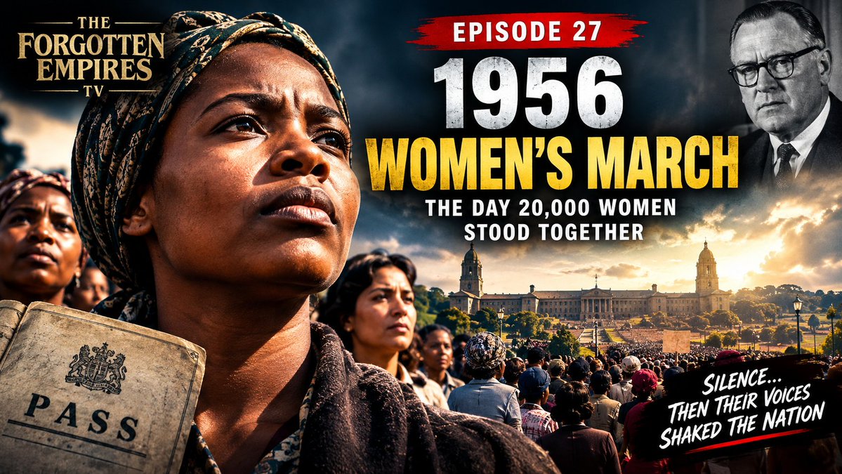 TheForgottenhq's tweet photo. On 9 August 1956, about 20,000 women marched to the Union Buildings in Pretoria to protest the extension of pass laws to women. 
The march was organised by the Federation of South African Women.
Lilian Ngoyi &amp; others .
#TheForgottenEmpirestv #WomensMarch1956 #SouthAfricanHistory https://t.co/C3rUdF6LNw