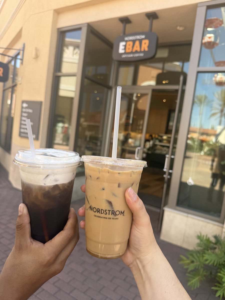 bellacela_'s tweet photo. Vanilla Sweet Foam Cold Brew and Maple Brown Sugar Latte from Nordstrom EBAR. ☕️🤎 https://t.co/6M9HldSvlm
