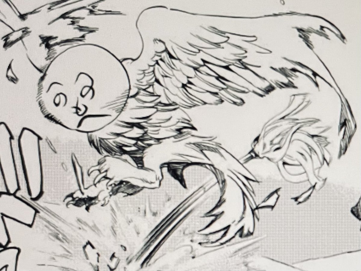 SaveMizuchi's tweet photo. So in #YadoInu, the new manga from #Noragami’s Adachitoka, there are some characters with this face.

It’s called henohenomoheji, and it’s made up of Japanese (hiragana) characters, and it’s meant to be a “generic,” almost blank/uncanny face.

I love Adachitoka’s design choices. https://t.co/MqXCEM8ZJ4