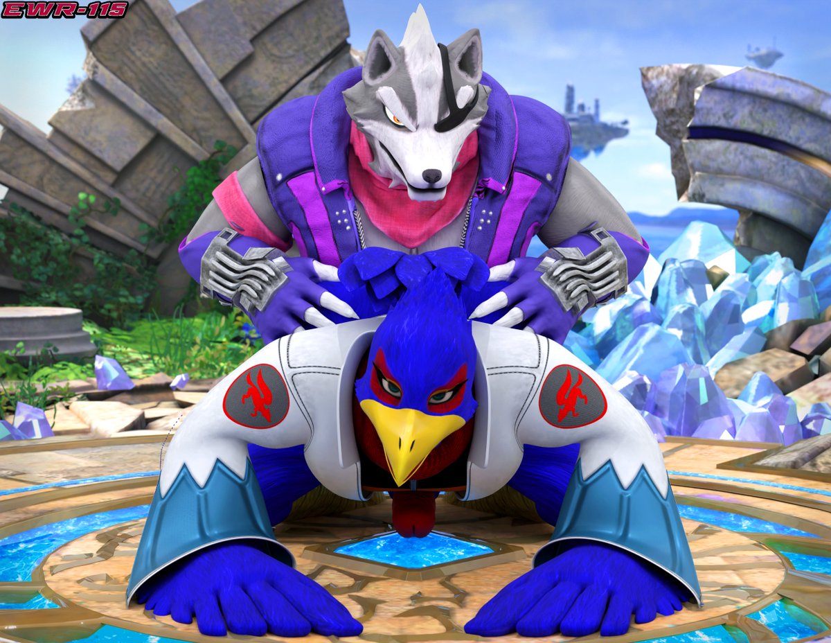 Ech0_715's tweet photo. Falco had no chance against the leader of Star Wolf his blue bird bottom now owned by them for whenever they need him for "anything" <3

Falco model @RoseCreates_
Wolf Model Wolf Model @OkamicalN 
#nsfw #StarFox #FalcoLombardi #WolfODonnell https://t.co/lZaERtCvid