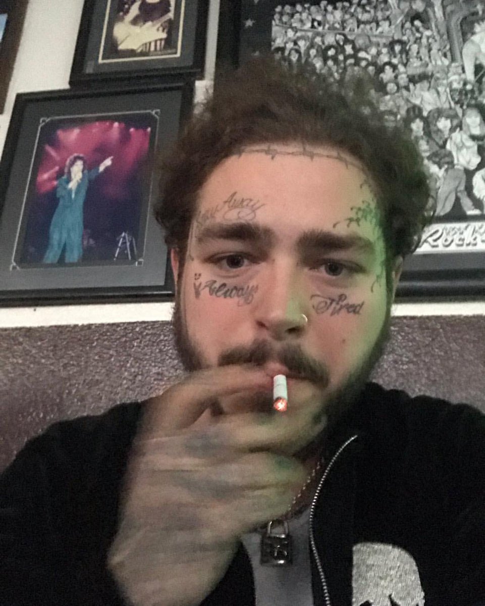 ExtraPosty's tweet photo. On this day in 2018, @PostMalone revealed his long hair we’d all come to love… was gone (trust the OGs, it was a very big deal at the time) 💇‍♂️ https://t.co/CUzU7atLx7