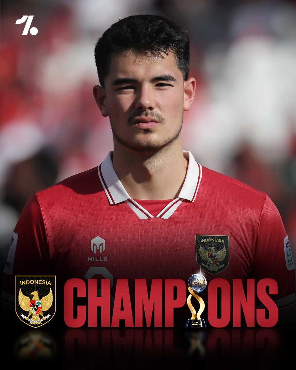 OneFootball's tweet photo. Indonesia are your FIFA ASEAN Cup 2026™ CHAMPIONS! 🇮🇩🏆 https://t.co/K3Obu8z3gk