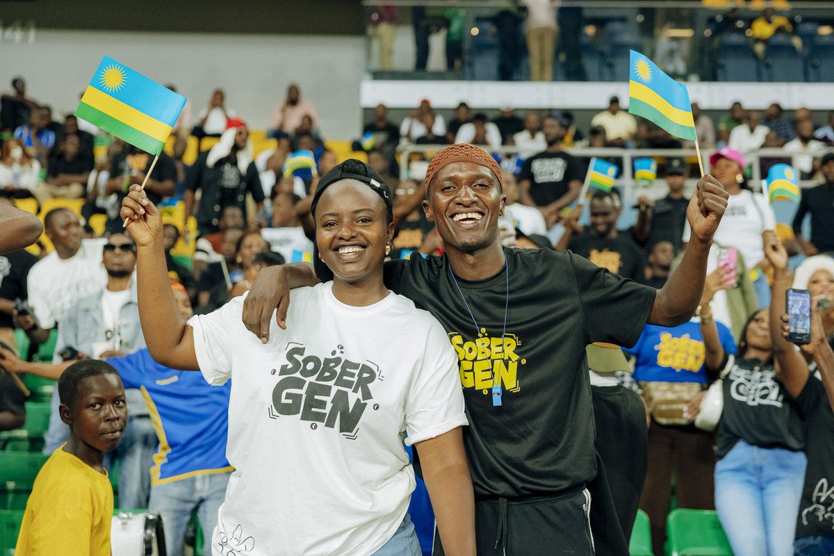 sobergen250's tweet photo. Urubyiruko twari turi tayali, twaje gushyigikira abasore bacu kd ntabwo badutengushye...🔥

1. Dukomeze twiheshe Agaciro.✌️
2. U Rwanda ku mutima❤️🇷🇼
3. Ibiyobyabwenge bigwe ishyanga..🤸

#Sobergen #TunyweLess https://t.co/Ok9PwAQBH8