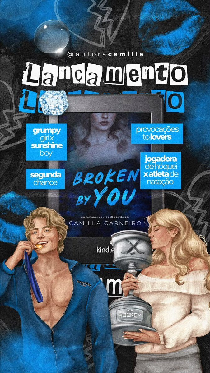 mozartreading's tweet photo. *💙 LANÇAMENTO | BROKEN BY YOU 💙 da autora Camilla Carneiro ✨*

🩵 Segunda Chance
💙 Provocações to lovers
🩵 Grumpy girl × Sunshine boy
💙 Jogadora de hóquei × atleta de natação

🔗 https://t.co/xkLIrpVgQf https://t.co/RdYNagT2J9