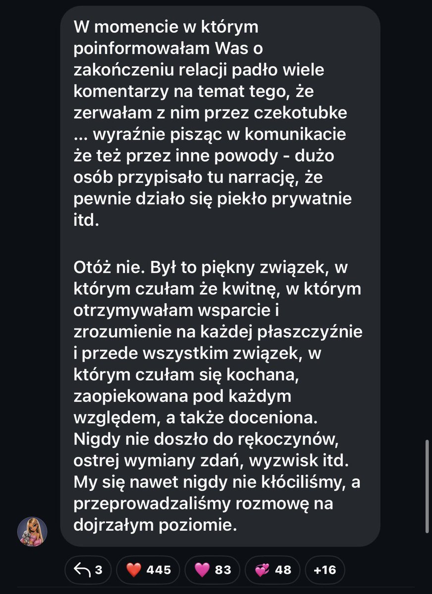 naczasienews's tweet photo. ❗️Faustyna ponownie zabrała głos w sprawie swojego ex - Blendusiaka. https://t.co/08pK1nSerS