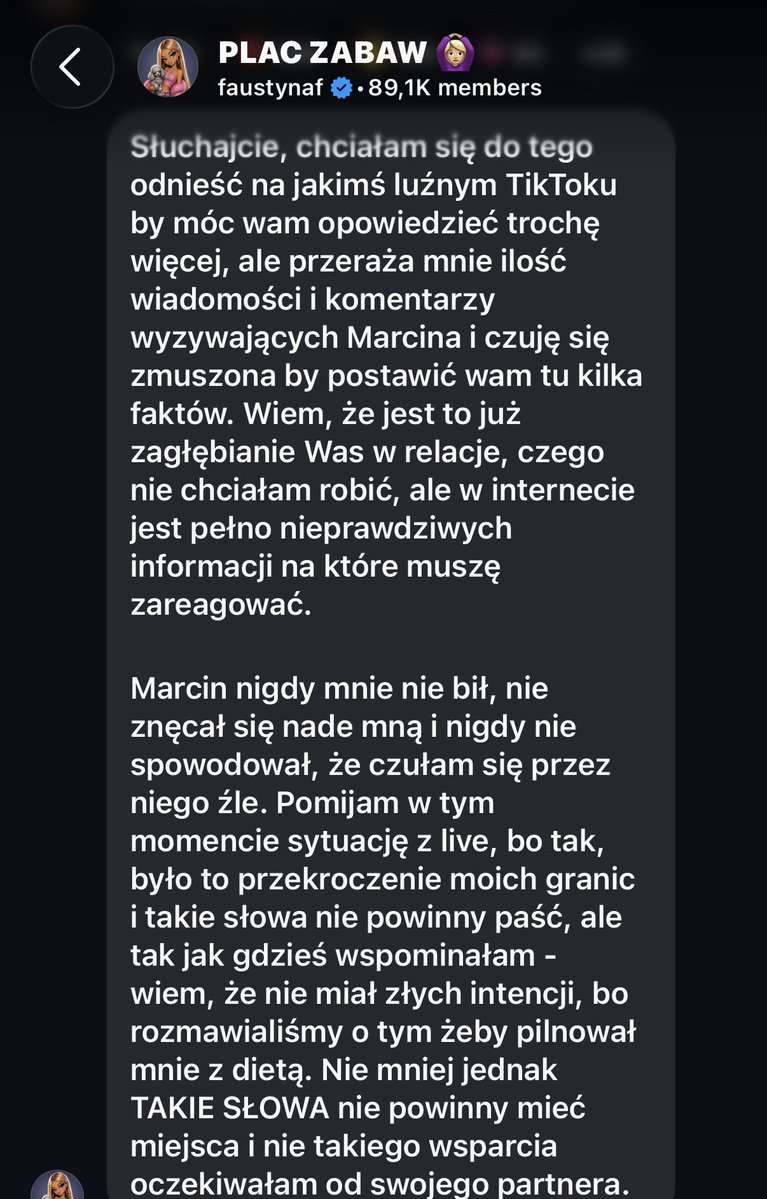 naczasienews's tweet photo. ❗️Faustyna ponownie zabrała głos w sprawie swojego ex - Blendusiaka. https://t.co/08pK1nSerS