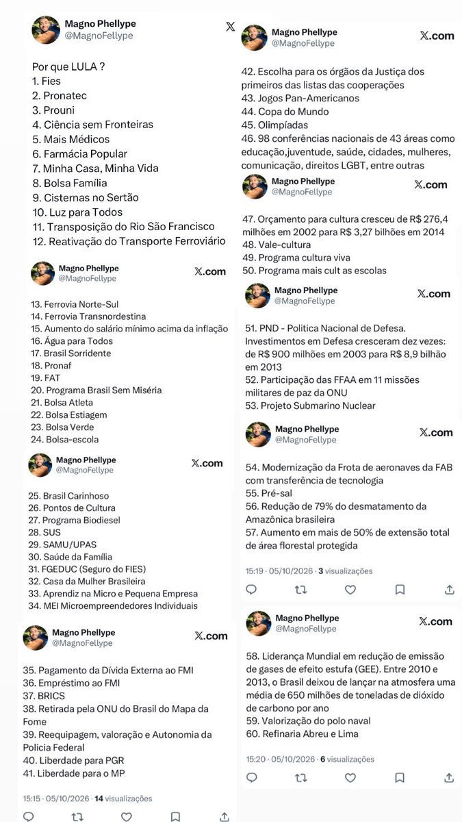 MagnoFellype's tweet photo. Por que o LULA? https://t.co/Z3cVfUTJm3