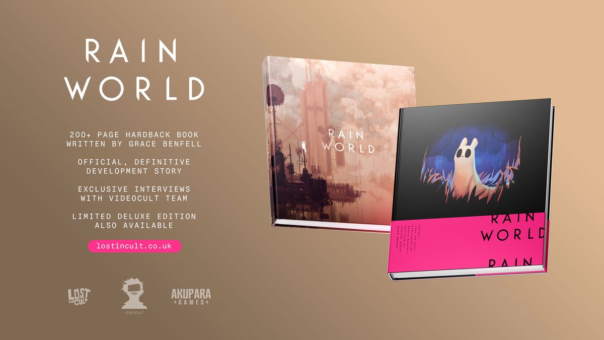 theartbookguy's tweet photo. ICYMI: Rain World: Design Works from @lostincult has been revealed and shares the development history and visuals behind the game.
The Deluxe Edition can be pre-ordered until November 30th. Buy it here; https://t.co/lQudY8ZZbD https://t.co/sqFC03qW1G