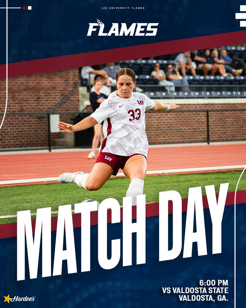 LeeUWSoccer's tweet photo. Continuing the road trip!
🆚Valdosta State
📍Valdosta, Ga.
⏰6 PM
➡️https://t.co/MSMmiA9KZ5
Presented by Hardees
#FiredUp🔥 https://t.co/3l5Z14kkSa
