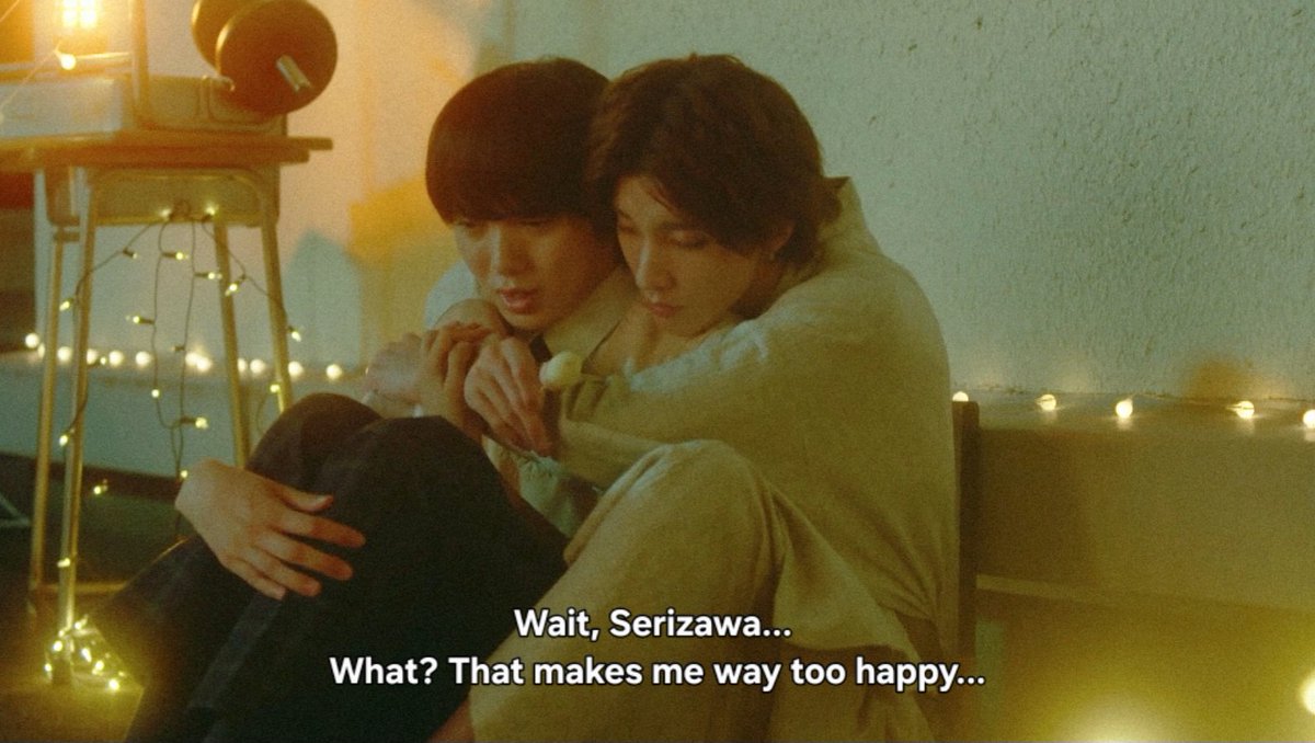 qriselsav's tweet photo. "BECAUSE I HAVE SERIZAWA" -Suzuki(2026)🥰

I love how Suzuki slowly conveying his feelings to Serizawa💘🫂
All we need is mutual confession from these two!🙂‍↕️🤭

Also, I can't on how is this their default sitting position together😆😭

#PopularSerizawaActsWeirdAroundMe https://t.co/Mfp13itkYZ