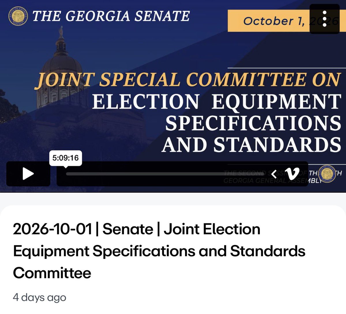 TrueTheVote's tweet photo. MUST WATCH: Voting-equipment vendors are pitching Georgia their latest and greatest—and taxpayers could be on the hook all over again. 

Georgia’s $107 million Dominion system went into statewide use in 2020. Just six years later, lawmakers are looking at replacements—while taxpayers are still paying off the last purchase. 

So what’s wrong with the Dominion machines and software, Georgia? Wasn’t Dominion (now Liberty Vote), the star of what officials called  the “most secure election ever” in 2020? 

Here’s a thought Georgia politicos, before you hand taxpayers another bill, explain what they got for the last one.

https://t.co/kkdcHNelHh