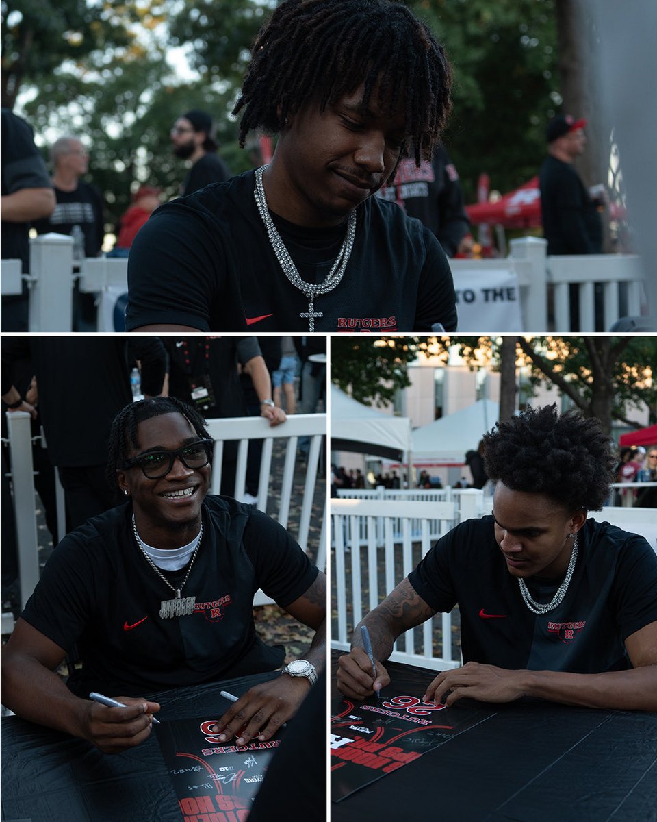 rutgers_nil's tweet photo. Another successful autograph signing thanks to @Players_Era Appreciate all the fans coming out this weekend! 🖤✍️

#RNIL #PlayersEra https://t.co/fzIt525AX7