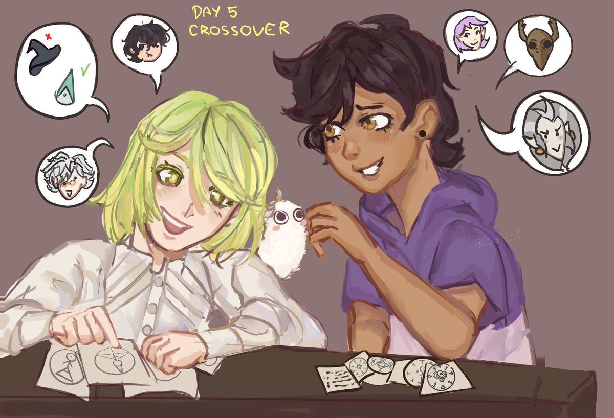 wlw03190980's tweet photo. #Cringetober Day 5: Crossover!
#theowlhouse #witchhatatelier https://t.co/JjwDCnybkG