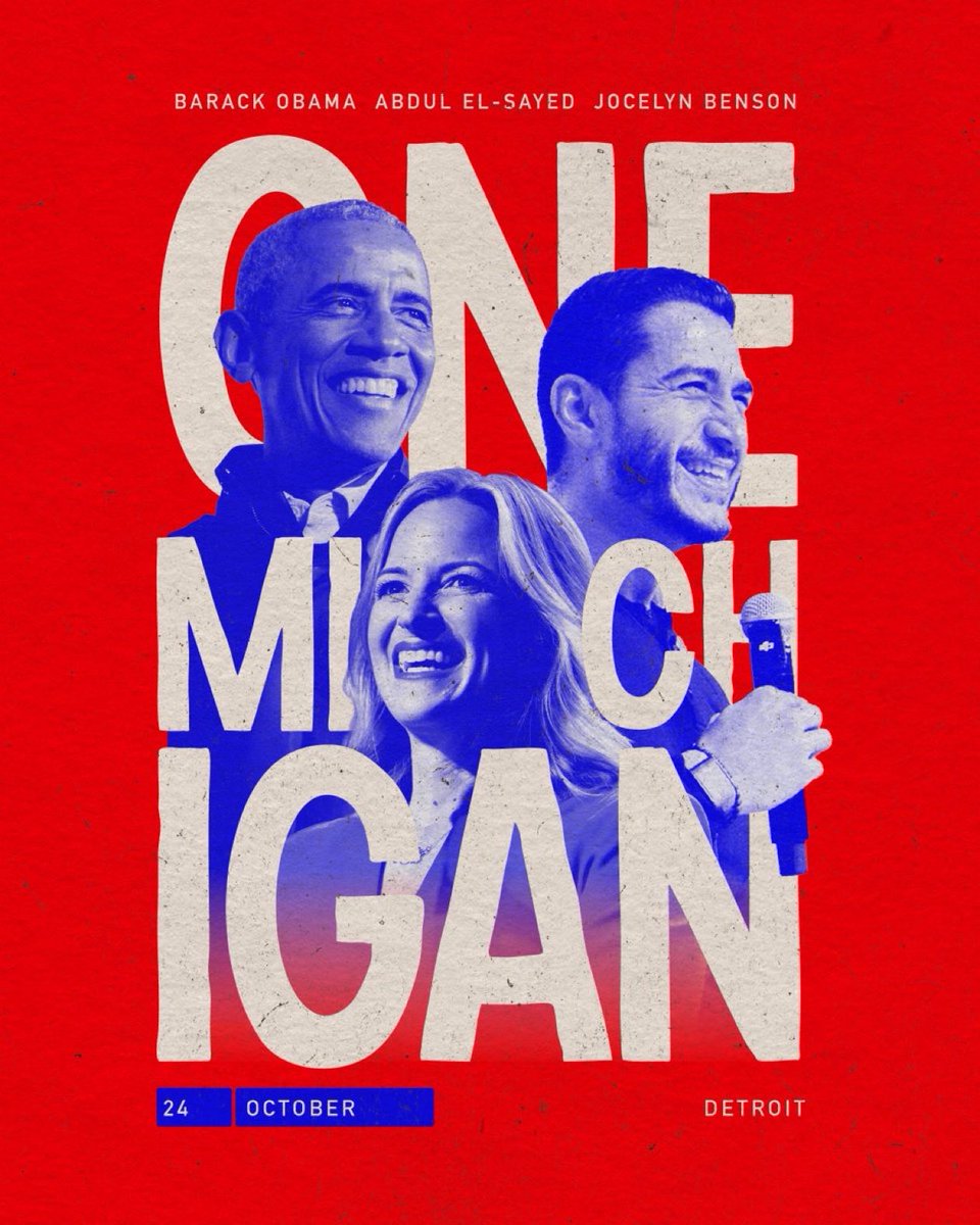 LauraLoomer's tweet photo. Barack Hussein Obama @BarackObama, our nation’s first Muslim President will be holding a campaign rally for Islamic communist Michigan Senate candidate Abdul El-Sayed and Jocelyn Benson @JocelynBenson, Michigan’s Secretary of State on October 24th.

Seems like a big conflict of interest since Jocelyn Benson is in charge of counting the ballots in Michigan as Secretary of State.

Looks like the Islamic communists are getting ready to steal Michigan to install a jihadi. 

Barack Hussein will be there to grant his blessings. 

Like Obama, Abdul El-Sayed is very plugged into the world of George Soros, who helped fund Abdul’s education. 

In 2017, when Abdul was running for Governor of Michigan, @guardian published an article titled,

“The new Obama': will Abdul El-Sayed be America's first Muslim governor?”

See archived link here:

https://t.co/mYra2BpRYS

The Guardian seemed to had admitted that Obama is a Muslim, like Abdul. Like Obama, Abdul is of African Islamic origin. Abdul’s family comes from Egypt, where Abdul spent his childhood and summers. Obama is from Kenya and was born into a Muslim family. 

The article begins with:

“The 32-year-old charismatic Muslim doctor is running for governor of Michigan and in the process trying to change US politics.”

The Islamic-communist takeover of America was always the plan ever since an African born Muslim named Barack Hussein was forced onto us to “fundamentally transform America.”

Those were his words.