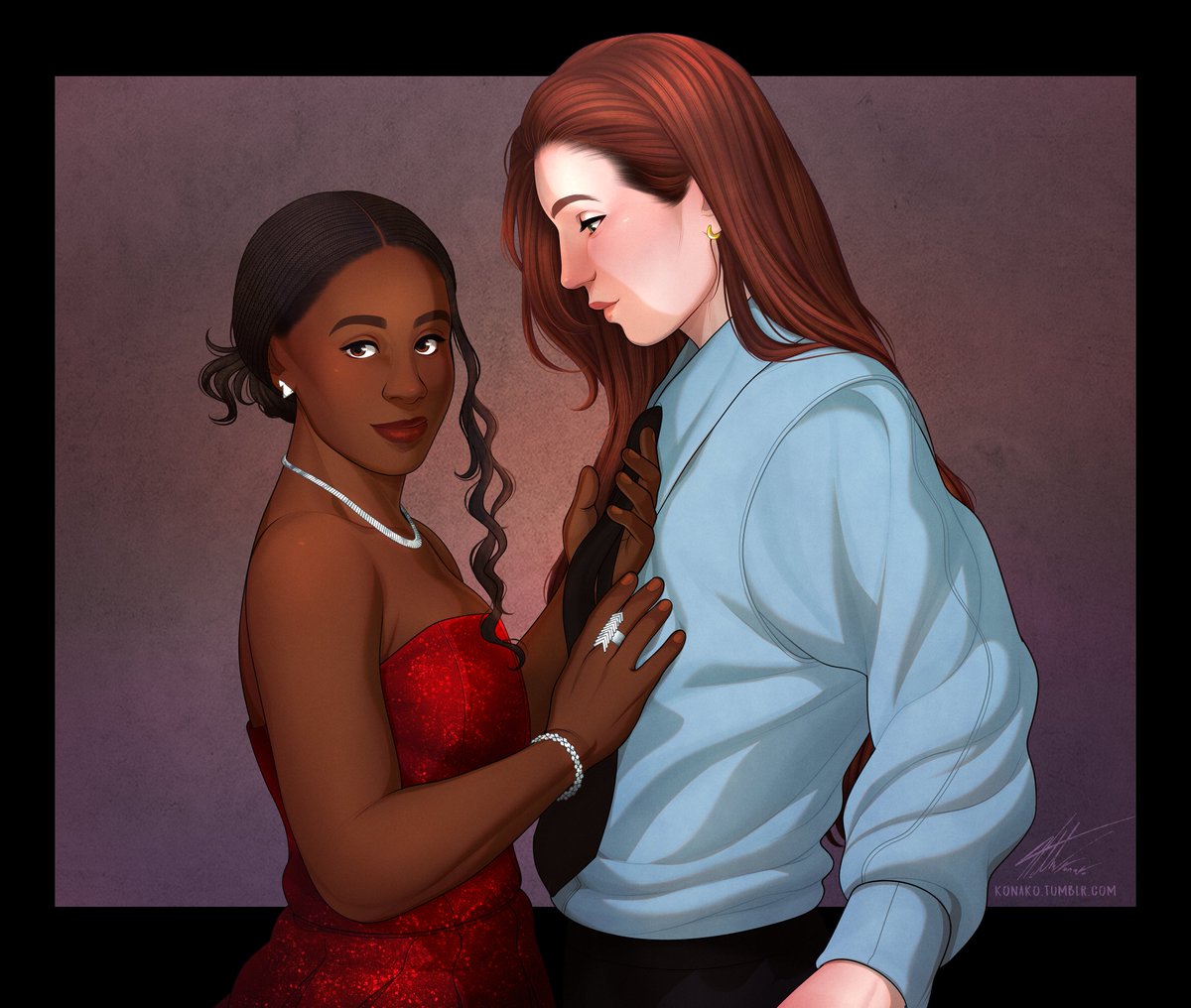 8konako's tweet photo. say it's a modern day AU... 🧶

#franchaela https://t.co/Wji7t9B92W