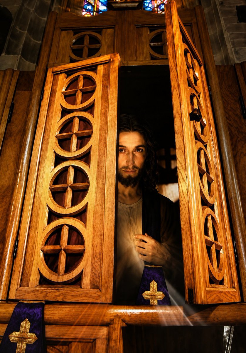 Vitus_osst's tweet photo. Do not hide your sins during confession, and do not claim that you have forgotten a sin when you have not. Do not deceive yourself into thinking that you are deceiving Christ.

Confession is not a time for condemnation or justification. It is not a time to defend yourself or hide your sins.

Confession is a moment of reconciliation, honesty, and a renewed relationship with Jesus Christ. It is a time to tell Him that you are sorry for all the moments when you failed to do what He commanded you. It is a time to open your heart and acknowledge that you have wronged Him through your actions, while being ready to correct your mistakes and become a better person.

In addition, do not be afraid of the priest. The priest is the human minister through whom Christ grants sacramental forgiveness. When you approach the confessional, remember that you are ultimately coming before Jesus Christ, not merely before the priest. Have faith that Christ is present and that, through the ministry of the priest, you can honestly confess your sins and receive His mercy and forgiveness.