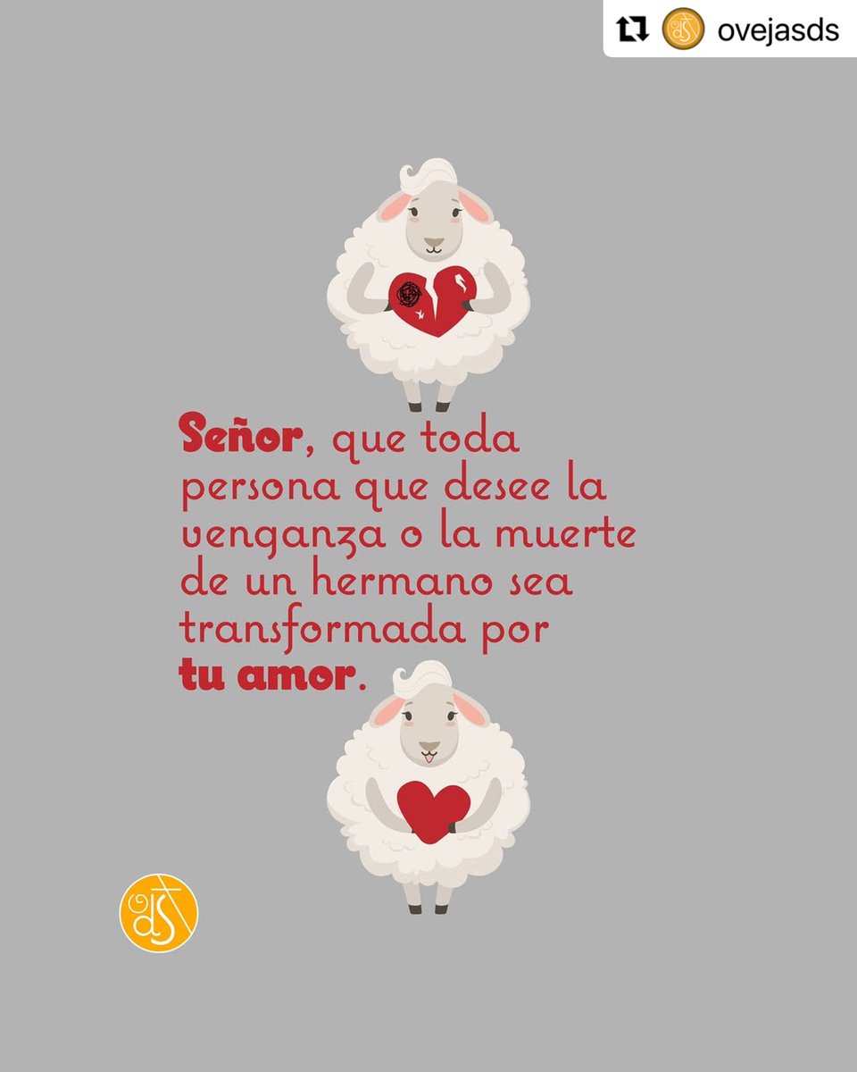 johncondoto's tweet photo. #Repost @ovejasds with @use.repost
・・・
❤️‍🩹 Donde hay deseo de venganza, necesitamos más amor de Dios.
@ovejasds #ovejasds #ods https://t.co/9DgEAMLjh9