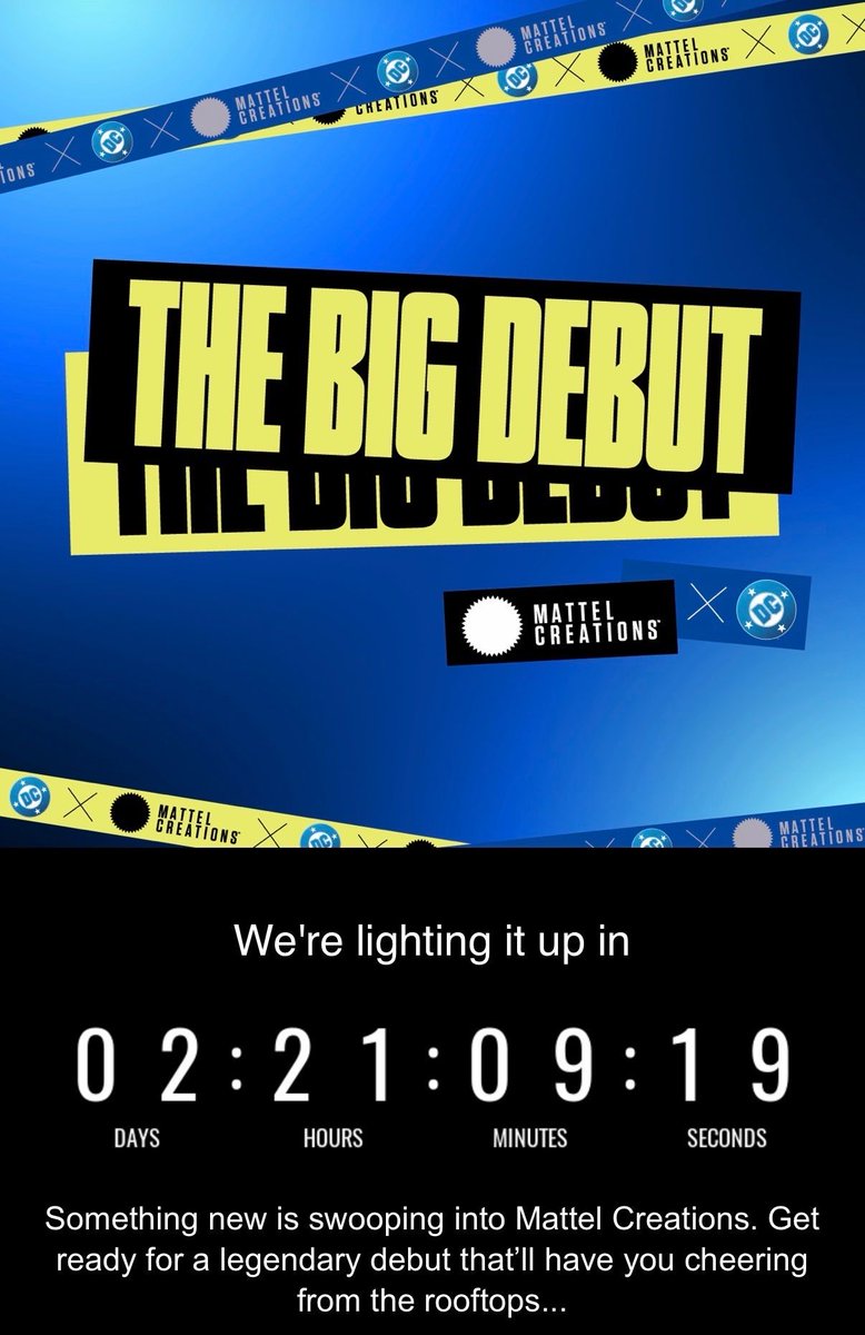 preterniadotcom's tweet photo. A new Mattel DC item will be going up on Mattel Creations this Thursday (10/8) at noon ET. https://t.co/atlYLxvefU