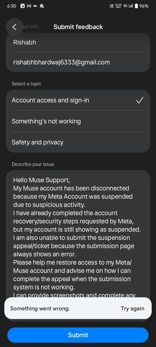 rishavxbhardwaj's tweet photo. @Muse @muse don't ignore help me https://t.co/9x3U6kIKyt