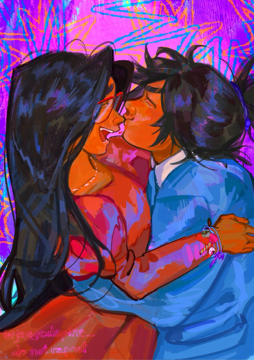 jaggedspine_'s tweet photo. Ohh yeah like I was gonna be immune to the Filipino yuri childhood friends tall nerdly girl x shorter rebellious butch yup #forgottenisland #raijo https://t.co/aYlIKvBW2l