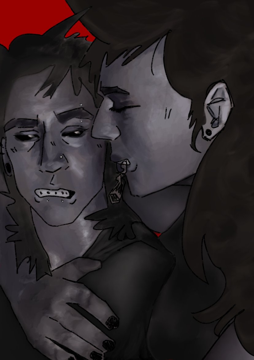 evilalanazzart's tweet photo. @/kirasbookk (tiktok) my lovely talented cousin also drew THE girlfriends https://t.co/Tv6IajktWx