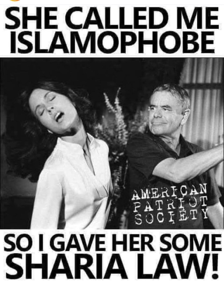 BnwoMnwoNow's tweet photo. @BigFish3000 #CountryOverParty
#VoteRed
#StopSharia https://t.co/OoJnq3d8ac