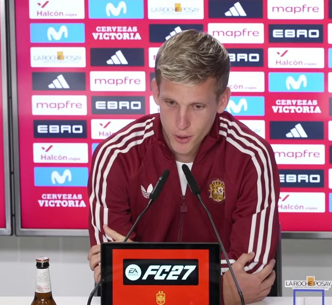 CroatiaFooty's tweet photo. 🎙️ Dani Olmo on donating part of his salary to Vukovar:

"I didn't know Andy Bara was going to talk about all of that, but when I left, I felt indebted to Croatia and that I needed to give something back. 

We provided help to sports communities in Vukovar and Slavonski Brod. I felt that I had to give something back to Croatia, and I thought that was the best possible thing I could do."