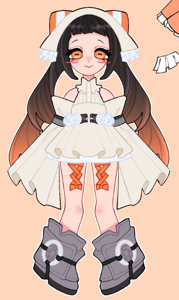 amouvve's tweet photo. making an amo dress up game sticker sheet https://t.co/ewyQCajcDd