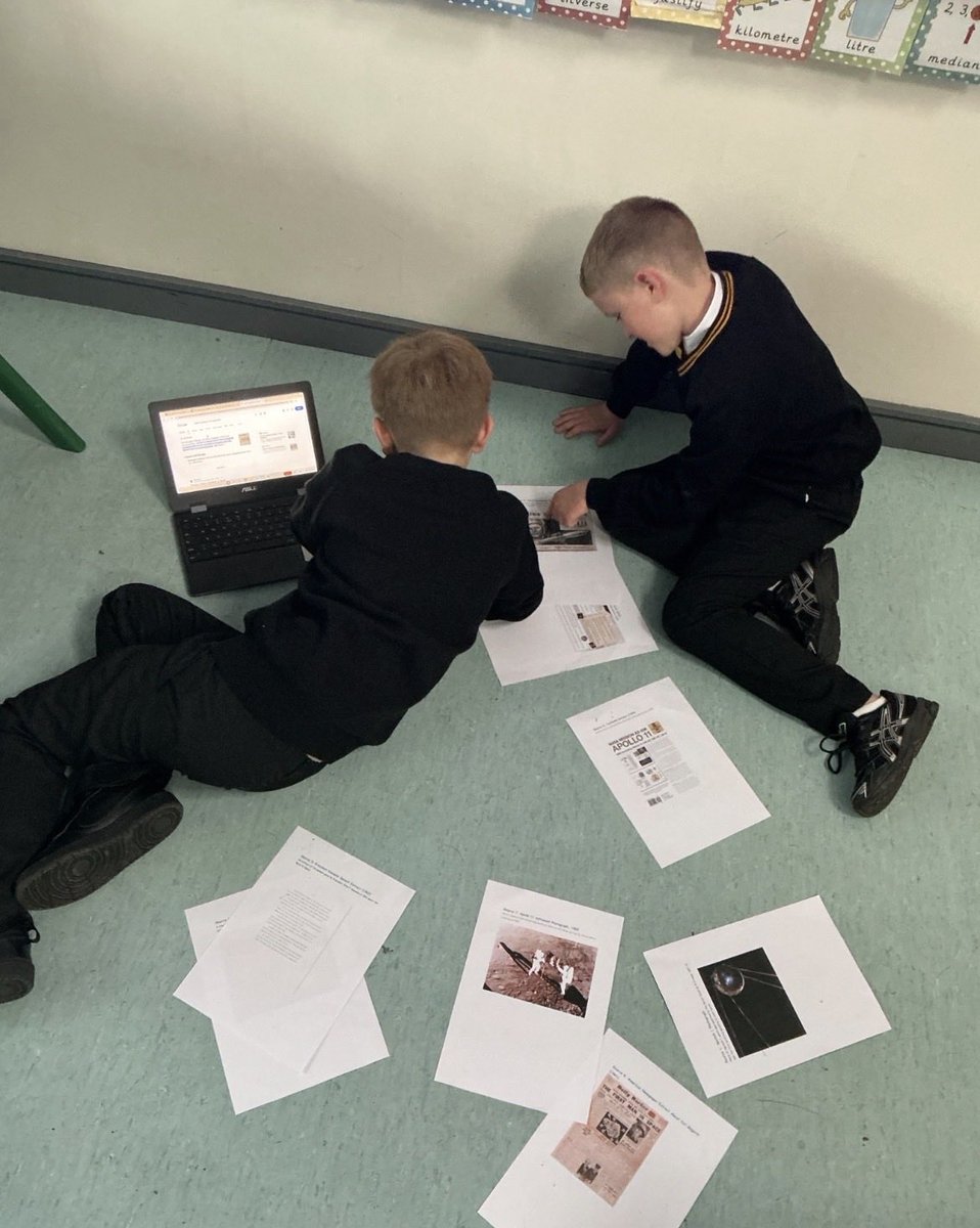 ctrps1's tweet photo. 🚀🔎 Today, Mr Bradley’s P7 class stepped into the shoes of historians as part of their Race to Space topic!
They investigated primary and secondary sources, uncovering key facts and using evidence to deepen their understanding of the space race. 🌎🚀
#Historians #RaceToSpace https://t.co/xe54R3XQ6X