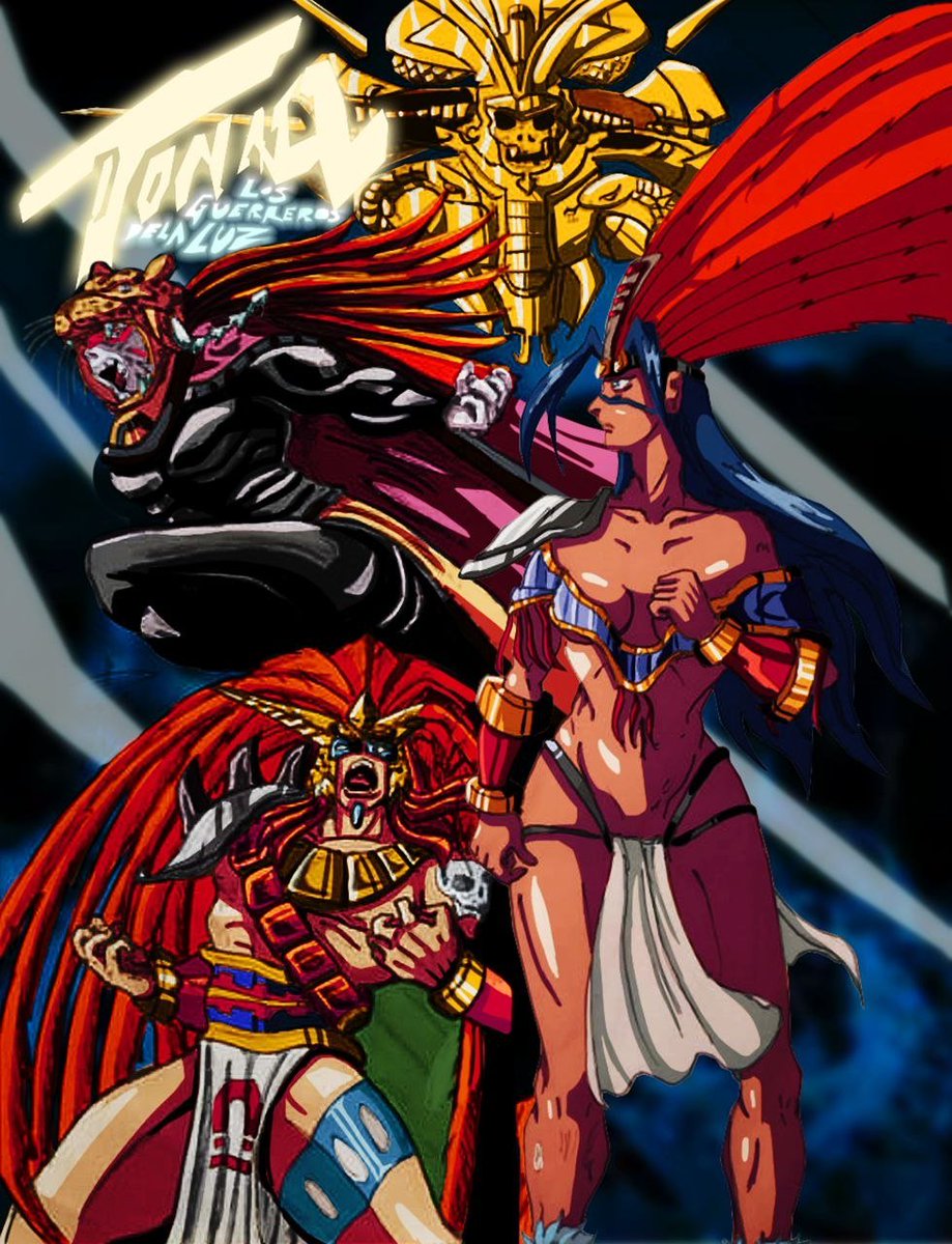 RodrigoOlveraF's tweet photo. #Tonall Los guerreros de la luz cómic indie creado por mí arte por mí color por Muhammad wahid zaki, dibujo por mí, personajes #tezcatlipoca #xochiquetzal #tlaloc https://t.co/fEOW6e0NWE