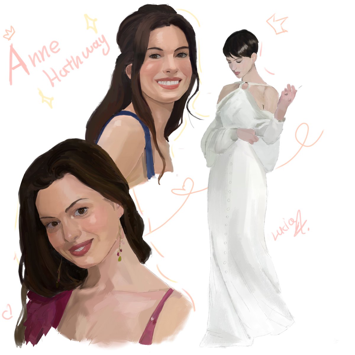Shadow806088194's tweet photo. #commissionnopen  #smallartist #bigartist  #annehathway https://t.co/NZcBQPGaHr