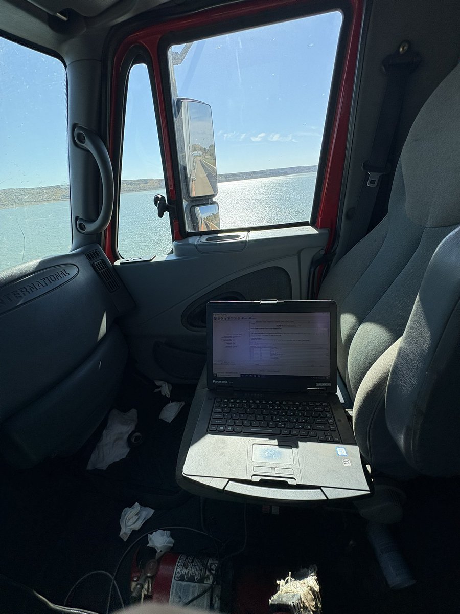 Lucifer_LeoStar's tweet photo. Beautiful day to chase ghosts in a transmission. 🔧☀️ International truck, slipping out of fifth into fourth every drive. Put it in park, try any gear — won't engage. Only fix? Kill the master switch, cycle the key, and it's normal again. Using the high-end diagnostic programs to map exactly when and why it happens. Not giving up on this truck. #International #DieselTech #Transmission #TruckRepair #DiagnosticLife #MasterSwitch #FifthGear #MechanicLife