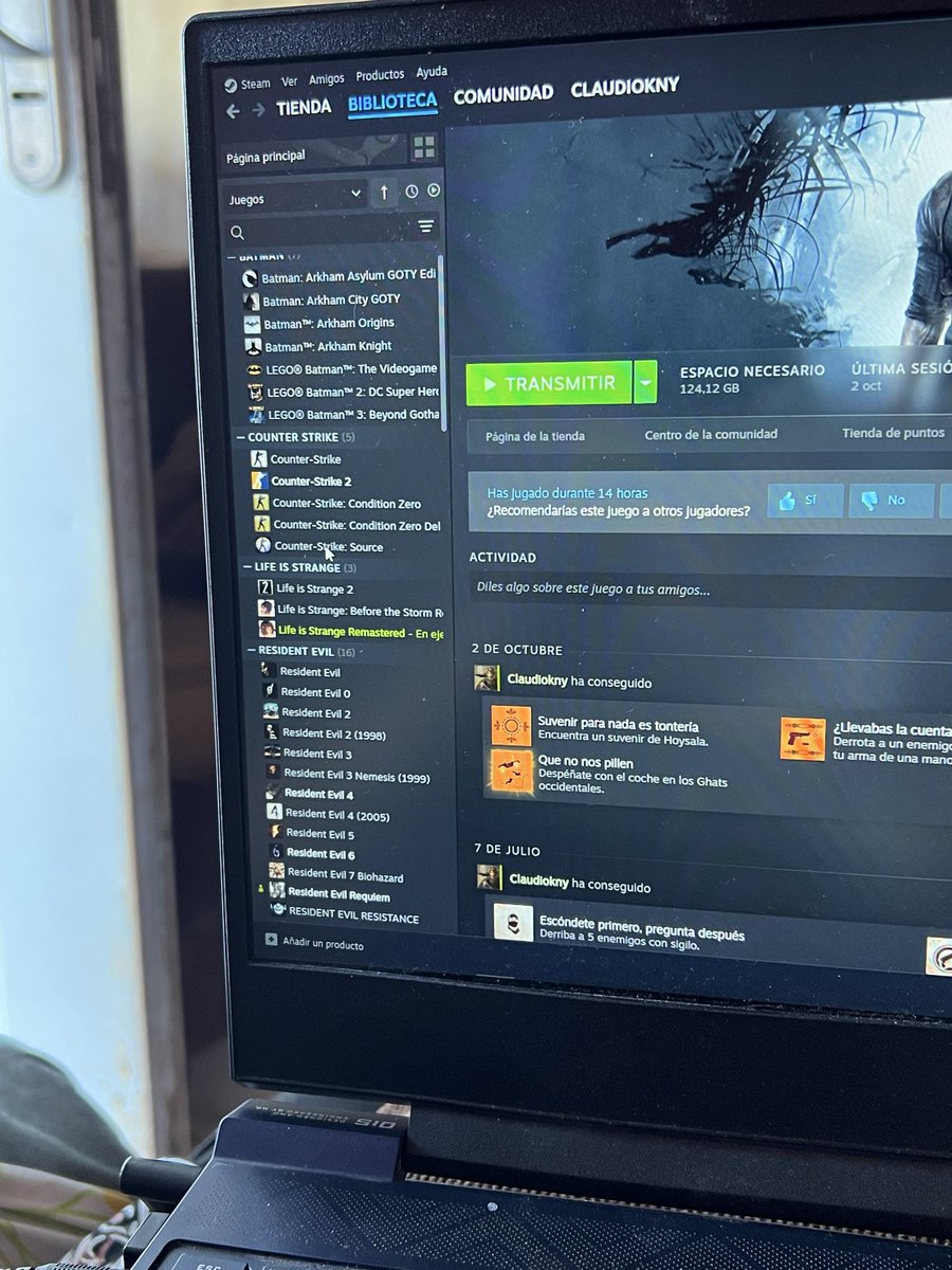Claudiobb7's tweet photo. lo lindo que es tener asi la biblioteca de Steam https://t.co/OGwCagIT7Z