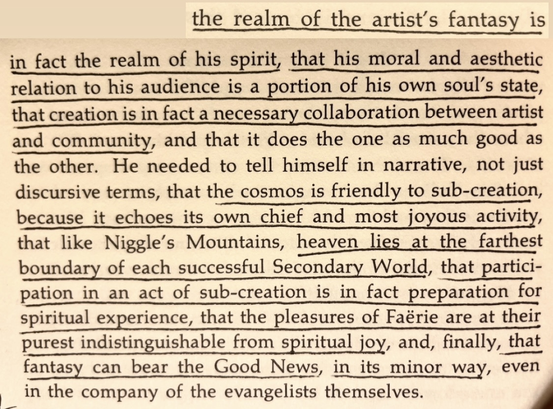 homoaristos's tweet photo. On Tolkien's "Leaf by Niggle" and "On Fairy-Stories" - Randel Helms, "Tolkien's World" https://t.co/S80APMVjgI
