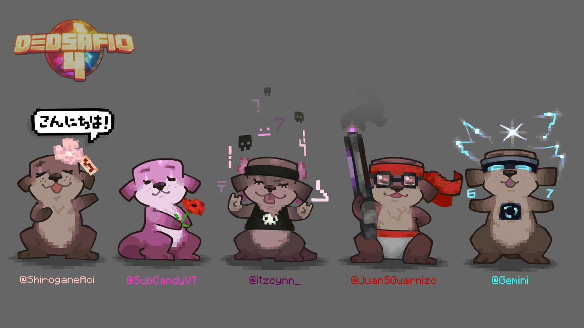 Alexelpana69's tweet photo. Las fokin nutrias 🙏(1/?) 
#DedsafioFANART #Dedsafío4 https://t.co/Szhe2eTk16