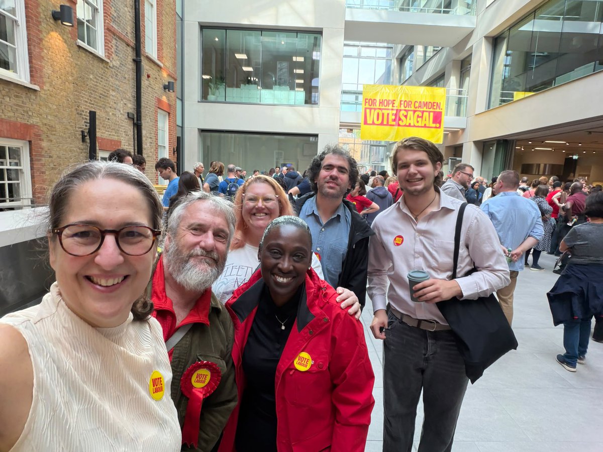 HackneyNorthLab's tweet photo. Have you joined us on the campaign trail to help support @Sagal_AW’s campaign to become your new @LondonLabour MP for Holborn and St. Pancras?!

Still plenty of opportunities to join @HackneyLabour on the doorstep. 
Check your emails and WhatsApps for canvassing sessions #labour https://t.co/uxw1FIyRUA